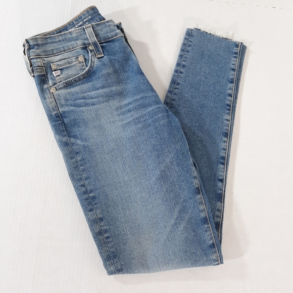 AG Adriano Goldschmied Farrah High-Rise Skinny Ankle Jeans - Picture 1 of 8